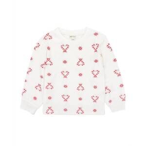 NEW FEATHER 4 ARROW girls anna candy cane top in ivory